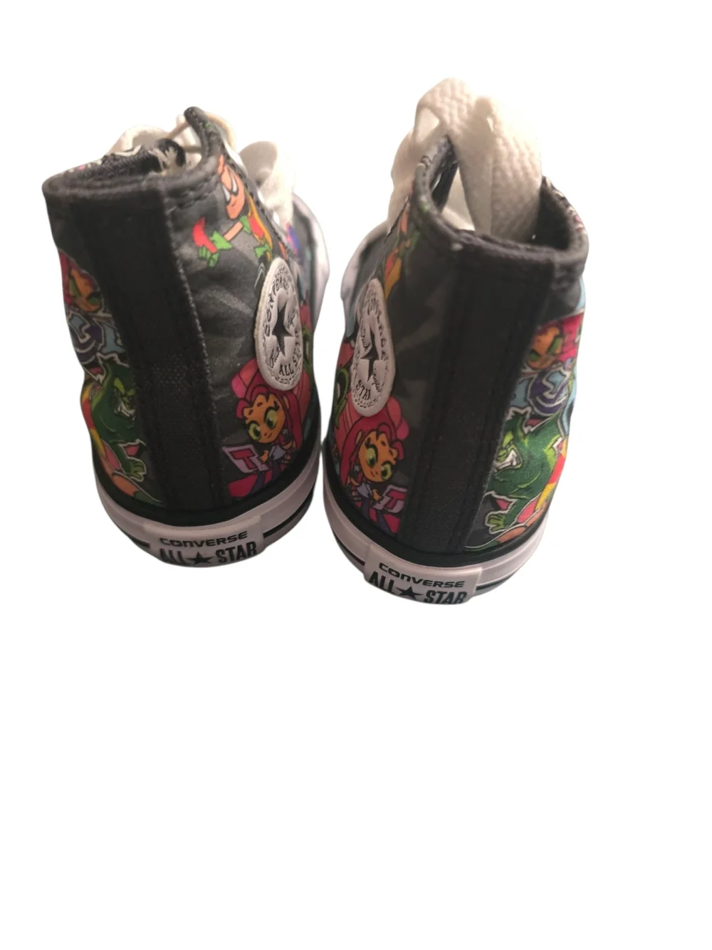Converse DC COMICS TEEN TITANS GO!! Kids' Black Multi Cartoon High-Top Sneakers